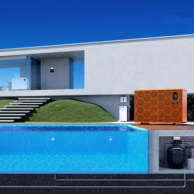 Servicio de corte Aupool Villa de vidrio transparente de lado Piscina para patio trasero del hotel