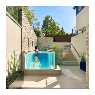 Transforme su área de piscina con AUPOOL Panel acrílico Piscina y piscina sobre el suelo