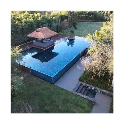 Piscinas para familias superiores Piscinas acrílicas por encima del suelo para entretenimiento al aire libre