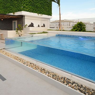 Piscinas para familias superiores Piscinas acrílicas por encima del suelo para entretenimiento al aire libre