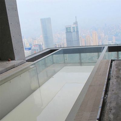 Piscina familiar duradera AUPOOL Piscina exterior de diseño moderno de acrílico transparente