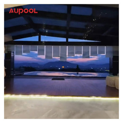 Piscina de fibra de vidrio ventajosa con borde de bronceado tamaño personalizado y superior