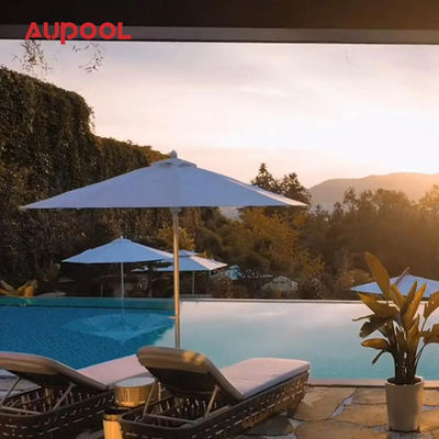 Panel de fondo y lateral transparente de la pared de la piscina de 100 mm para la piscina de Aupool