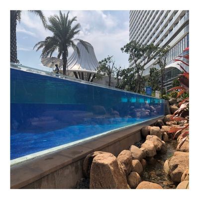 Ventana de la piscina acrílica por OEM para lujo de la hoja PMMA de fundición al aire libre