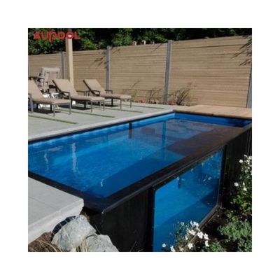 Piscina al aire libre y buceo con acrílico 100% puro de Lucite por Sublue Piscinas de buceo