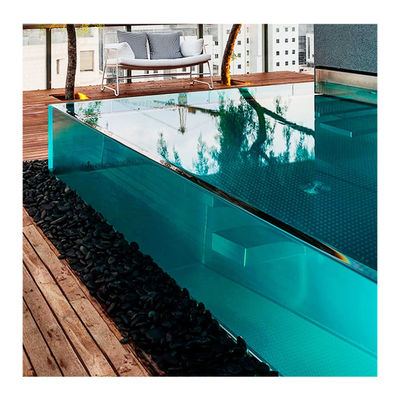 Círculo de PMMA Lucita de hoja de acrílico transparente para piscina de acrílico