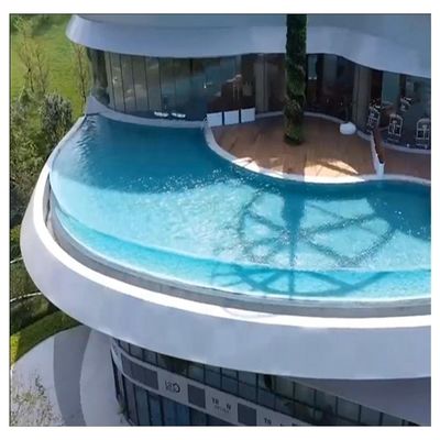 Piscina de acrílico Piscina de fondo unida para Villa Jacuzzi y más